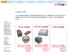 Tablet Screenshot of originsoft.cz